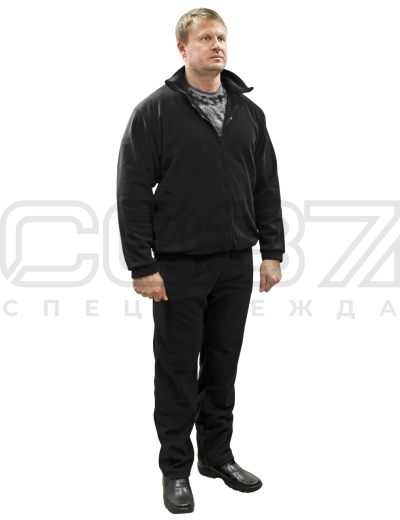 Костюм флисовый Никс цв.чёрный 1