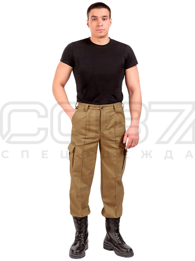 Брюки летние Спецназ цв.коричневый тк.палатка 1