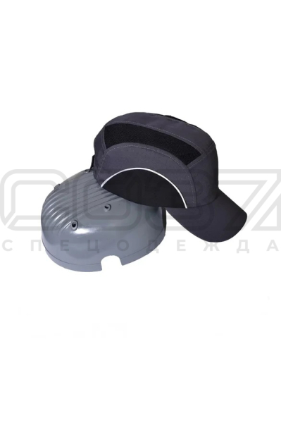 Кепка защитная Каскетка Люкс с СОП цв.тёмно-серый